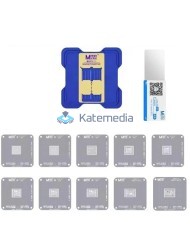 Holder + stencills for CPU reballing iPhone A8-A17