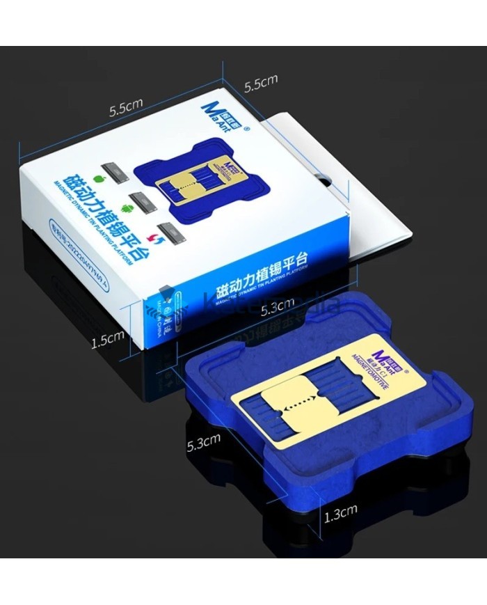 Uchwyt + sita do reballingu CPU iPhone A8-A17