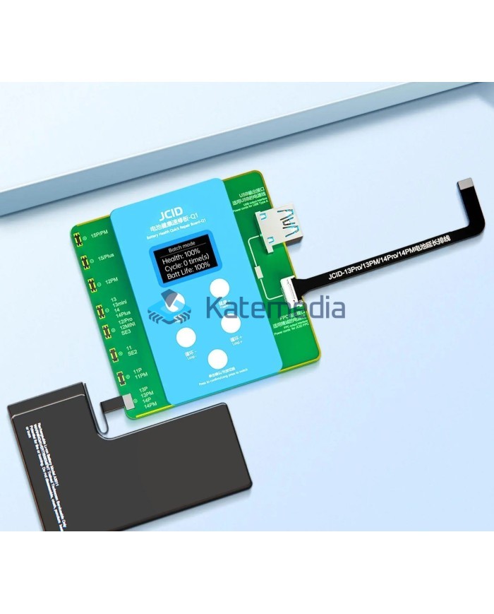 Programator kondycji baterii JCID Q1 Quick Repair bez Tag On + taśmy FPC