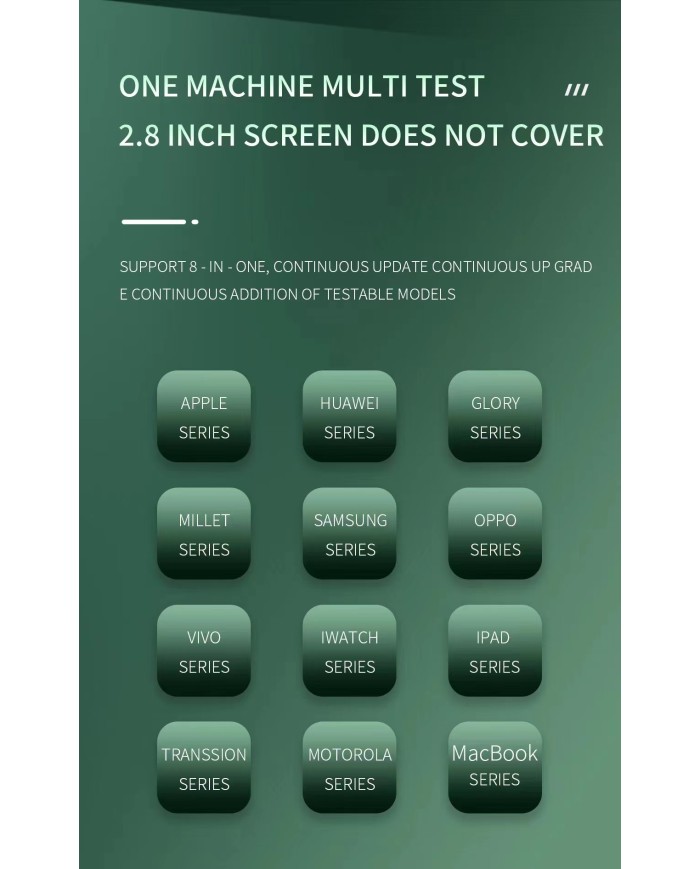 DL400 Pro Multifunctional Screen Tester iPhone 6 - 15PM / Android