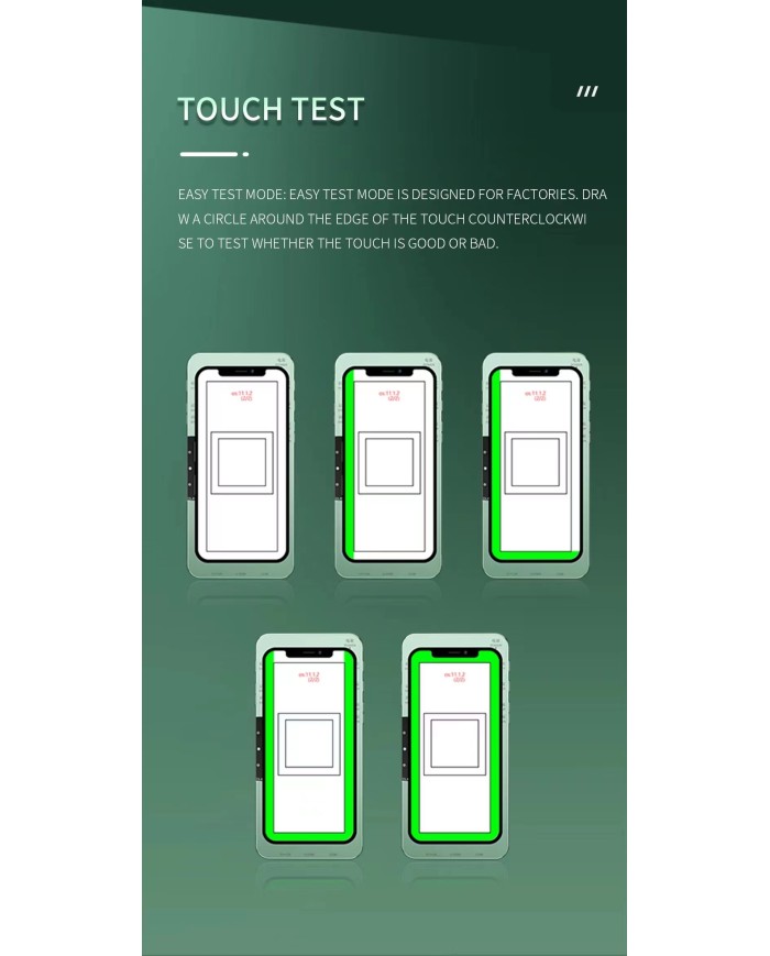 Wielofunkcyjny tester wyświetlaczy DL400 Pro iPhone 6 - 15PM / Android