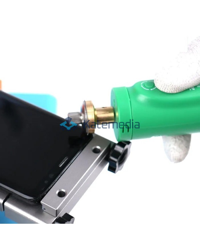 Glass cutting limiter holder for mini grinders