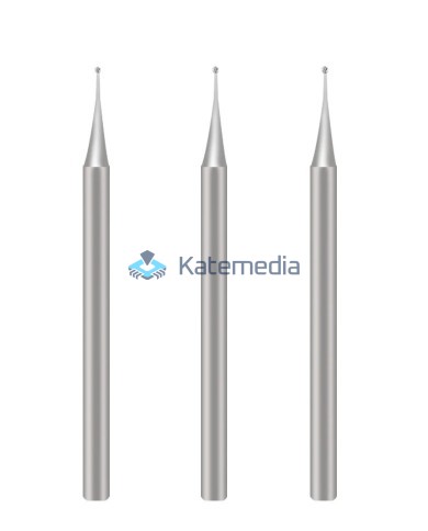 Zestaw frezów z okrągłą główką 0.3mm / 0.4mm / 0.5mm
