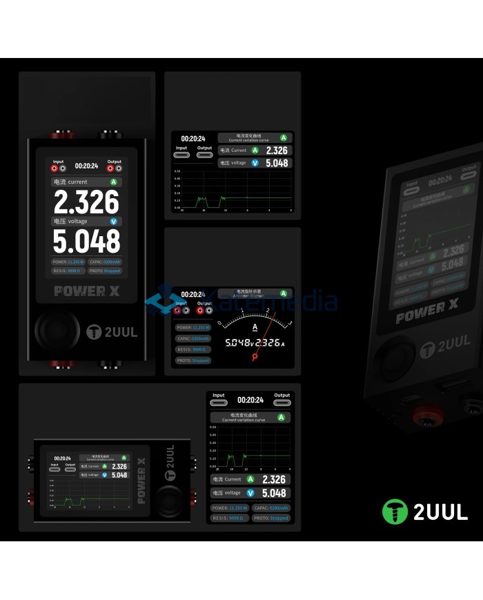 Precyzyjny woltomierz / amperomierz 2UUL POWER X