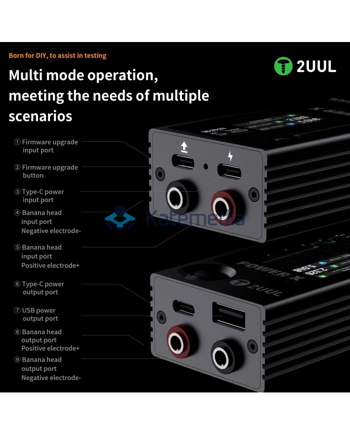 2UUL POWER X precision voltmeter/ammeter
