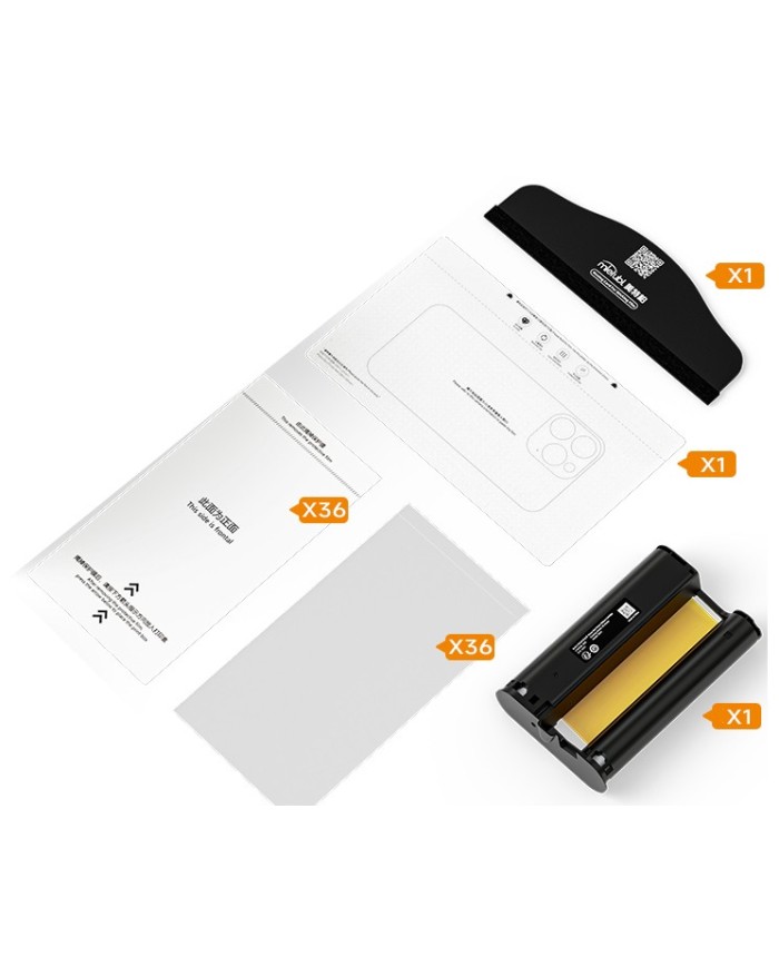 Consumable set for the Mietubl printer, 36 prints