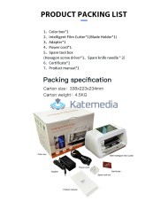 Mini ploter do folii hydrożelowych Kingmax FF180C bez kodów