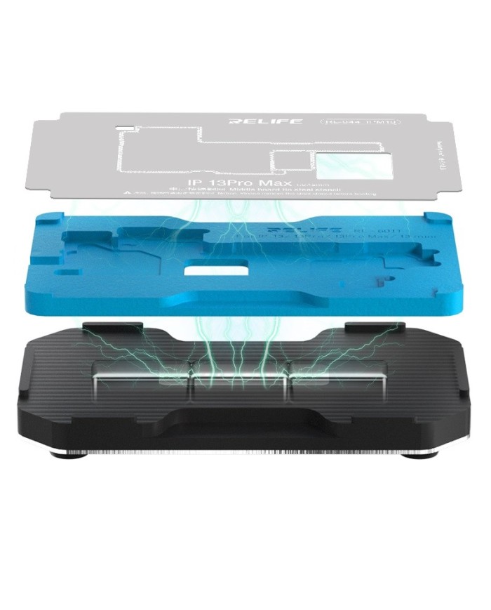 Relife RL-601T Middle Layer Reballing Holder for iPhone X - 16 Pro Max