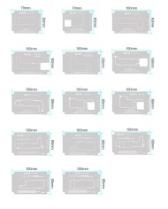 Relife RL-601T Middle Layer Reballing Holder for iPhone X - 16 Pro Max