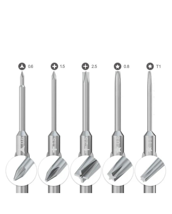 Torque screwdriver for servicing RL-725  5 bits