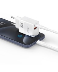 Mietubl CS06 USB/USB-C cube charger 33W PPS + Type C cable