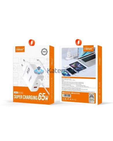 Mietubl CS07 USB/2xUSB-C 65W cube charger + Type C cable