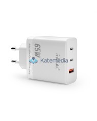 Mietubl CS07 USB/2xUSB-C 65W cube charger + Type C cable