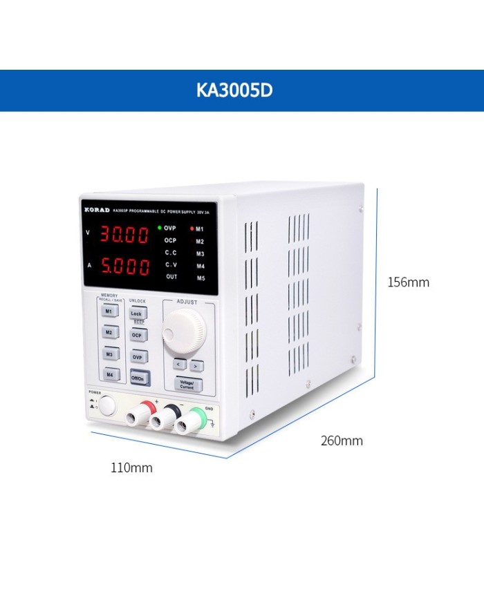 Service power supply KORAD KA3005D 30V 5A