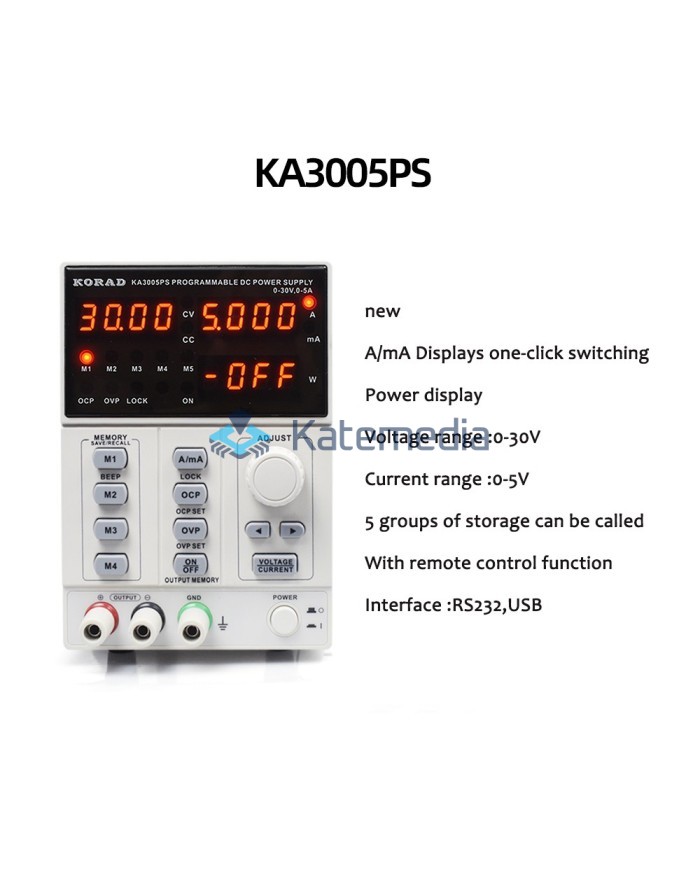 Zasilacz serwisowy KORAD KA3005PS 30V 5A