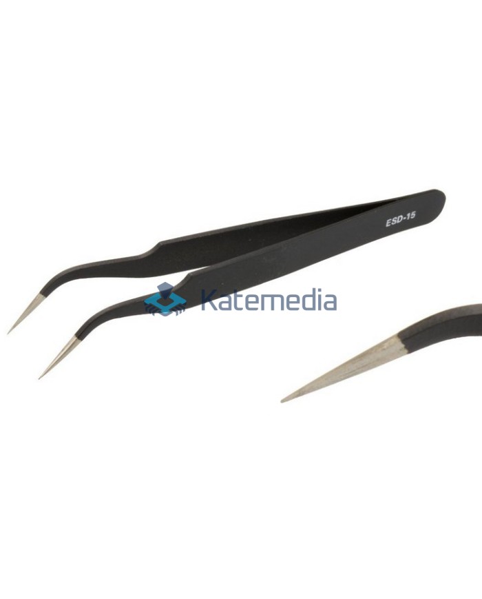 Relife ESD-15 curved service tweezers