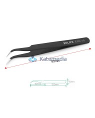 Zakrzywiona pinceta serwisowa Relife ESD-15
