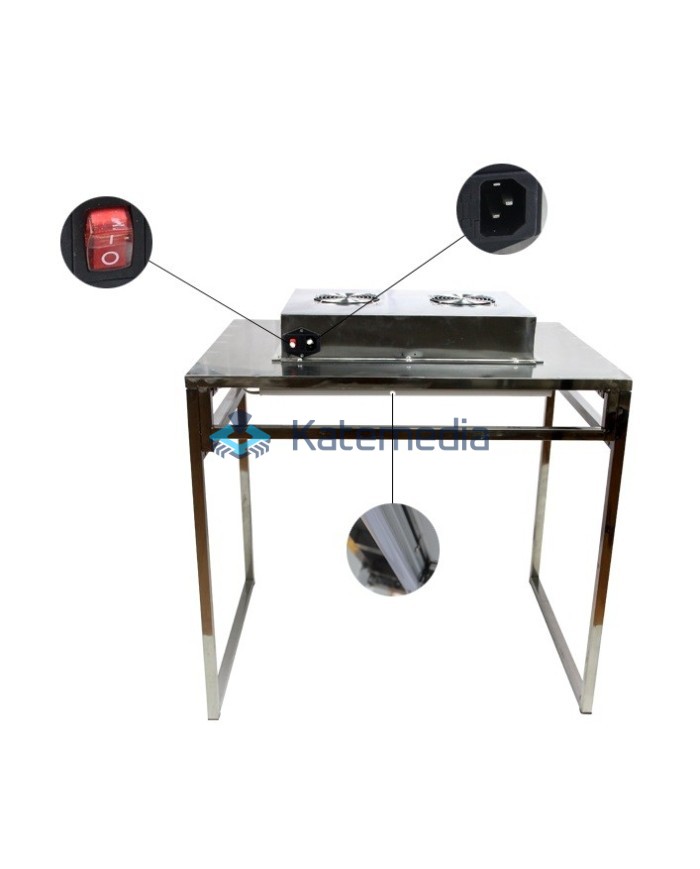 Komora laminarna bezpyłowa TBK-805 do refabrykacji ekranów