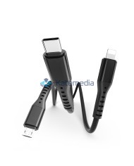 Kabel Mietubl do ładowarki USB - Typ C / Lightning / Micro