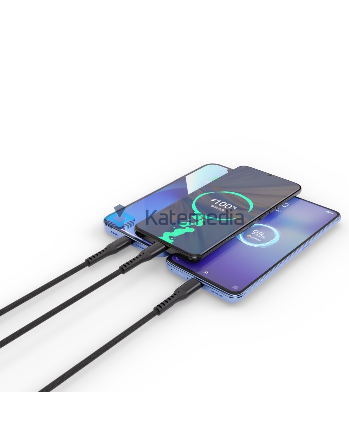 Kabel Mietubl do ładowarki USB - Typ C / Lightning / Micro