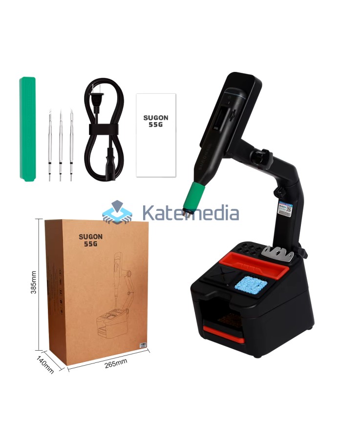 Wireless Soldering Station Sugon 55G for C210 Tips + 3 Tips FREE