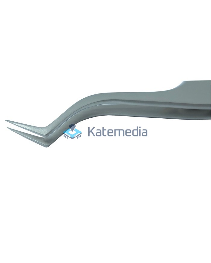2UUL TW22 Service Tweezers with Curved Tip