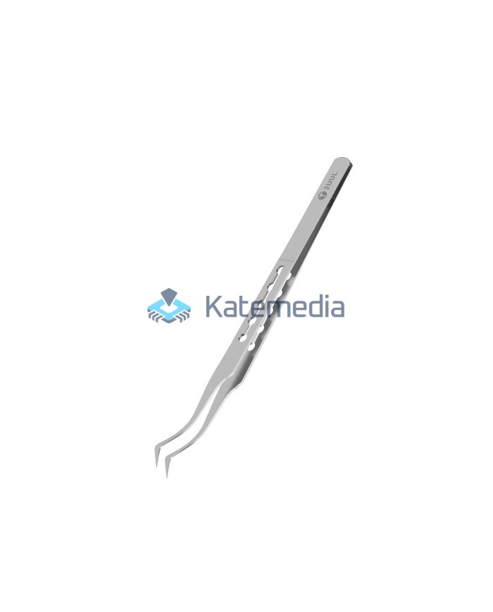 2UUL TW22 Service Tweezers with Curved Tip
