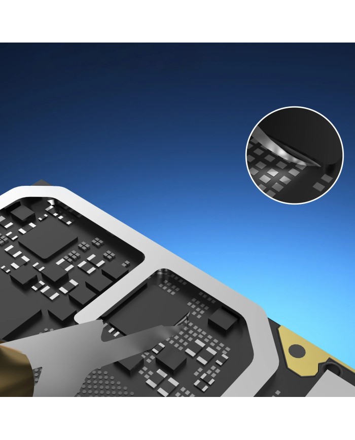 Precise Scraper for Removing Adhesive from Under ICs 2UUL Hook