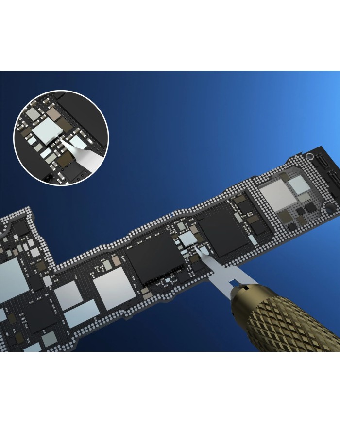 Precise Scraper for Removing Adhesive from Under ICs 2UUL Hook