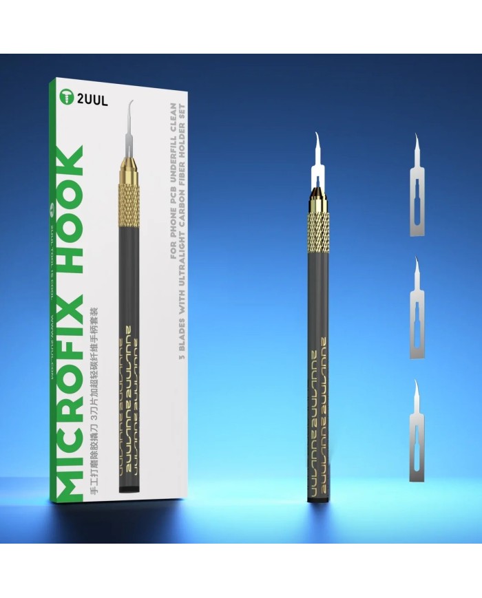 Precise Scraper for Removing Adhesive from Under ICs 2UUL Hook