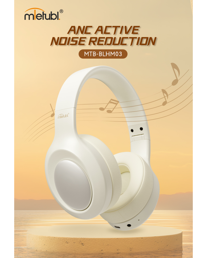On-Ear Wireless Headphones with ANC Mietubl MTB-BLHM03