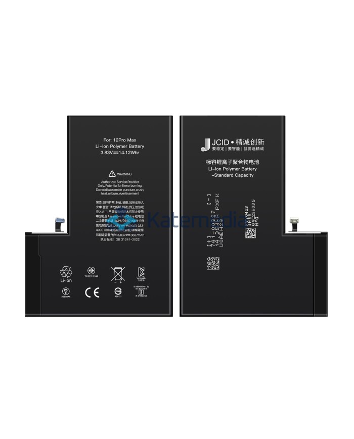 Bateria JCID iPhone 12 Pro Max