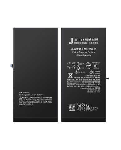 JCID iPhone 13 mini battery increased capacity