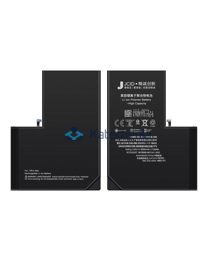 JCID iPhone 13 Pro Max Battery Increased Capacity