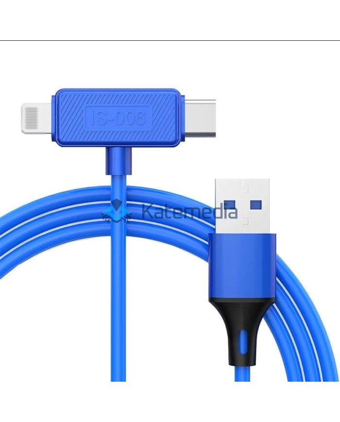 Kabel iSoft recovery iPhone 2w1 Lightning / Typ C