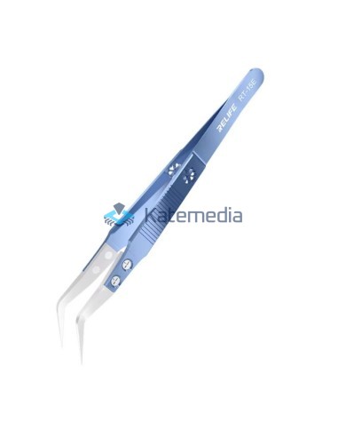 Ceramic curved tweezers RELIFE RT-15E