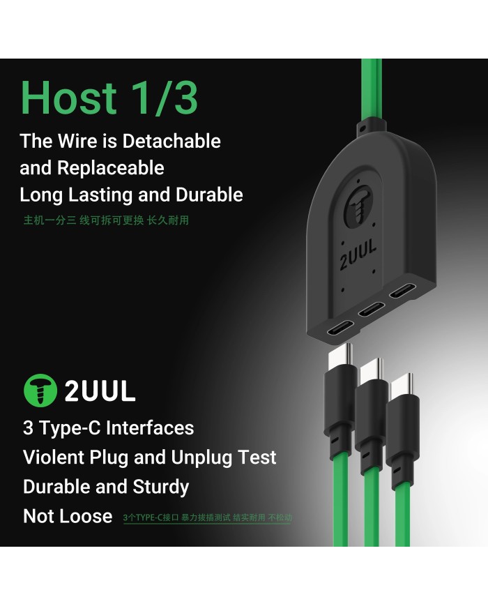 2UUL PW02 Power Cables for iOS + Android