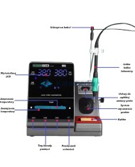 Soldering station Sugon T36 with handle for JBC tips + Oryginal Soldering Tip JBC