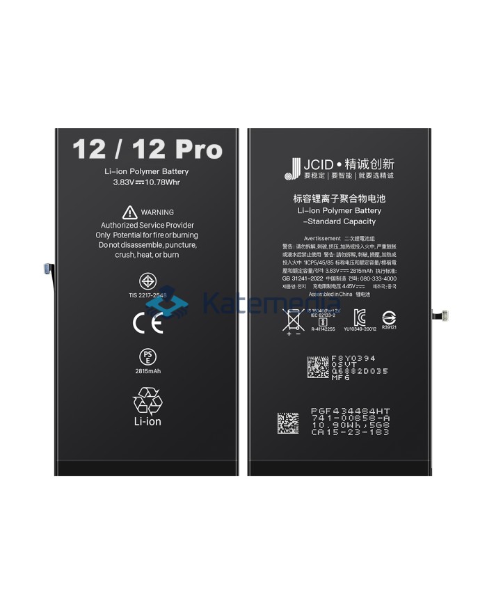 Bateria JCID iPhone 12 / 12 Pro
