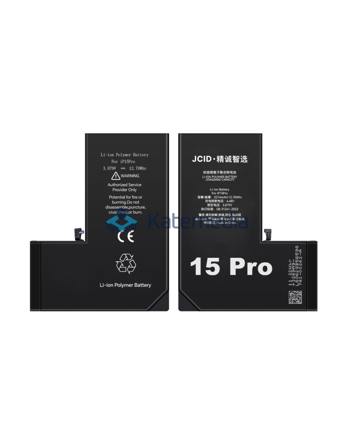 Bateria JCID iPhone 15 Pro
