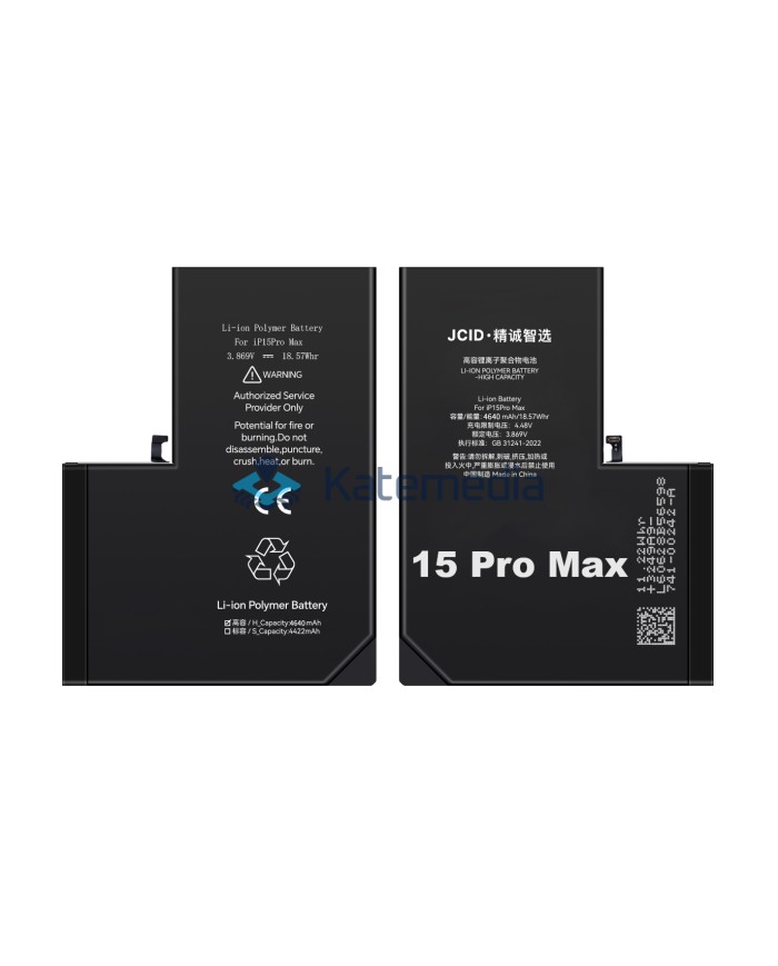 JCID iPhone 15 Pro Max Battery Increased Capacity