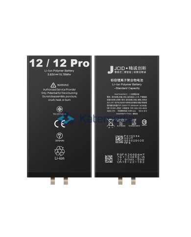Bateria JCID iPhone 12 / 12 Pro bez taśmy BMS + Wklejka