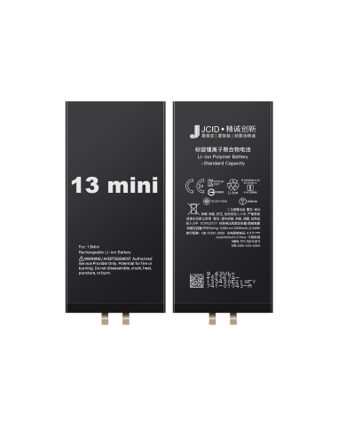 Bateria JCID iPhone 13 Mini bez taśmy BMS + Wklejka