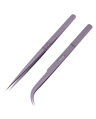 Set of Two Tweezers – Straight and Curved 2UUL Ti21 / Ti22