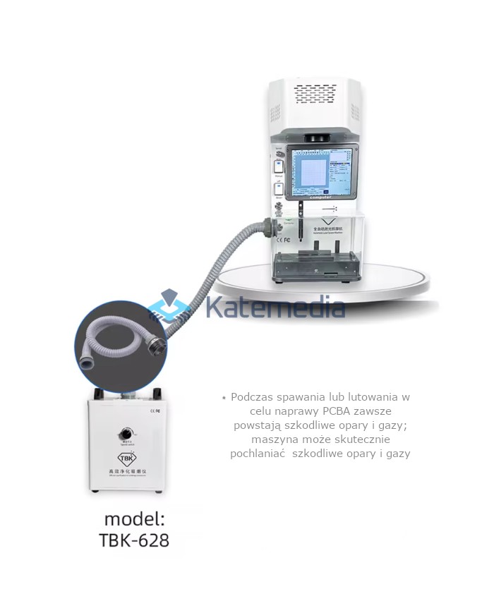 TBK 628 Smoke Absorber for laser
