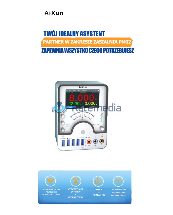 Aixun PM02 - Analog Ammeter, Service Power Module