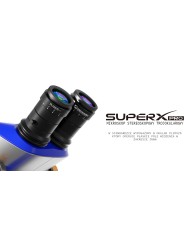 Stereo Triocular Mechanic Super X  Pro Microscope Very Bright