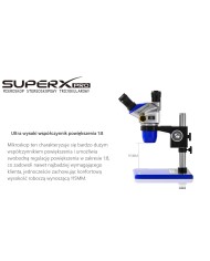 Stereo Triocular Mechanic Super X  Pro Microscope Very Bright