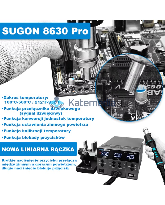 Soldering station Hot Air Sugon 8630 Pro
