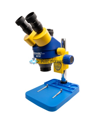 Set: Mechanic MC75T Microscope + FlexARM + 0.5X Lens + Illuminator